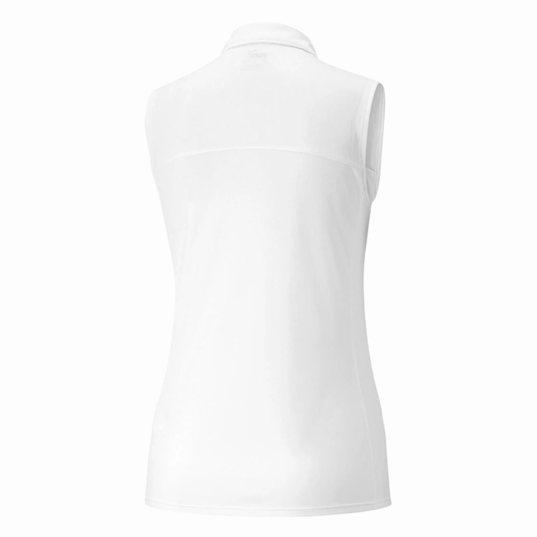 Durable Polyester Blend Puma - Women's Gamer Sleeveless Polo (532990 01)