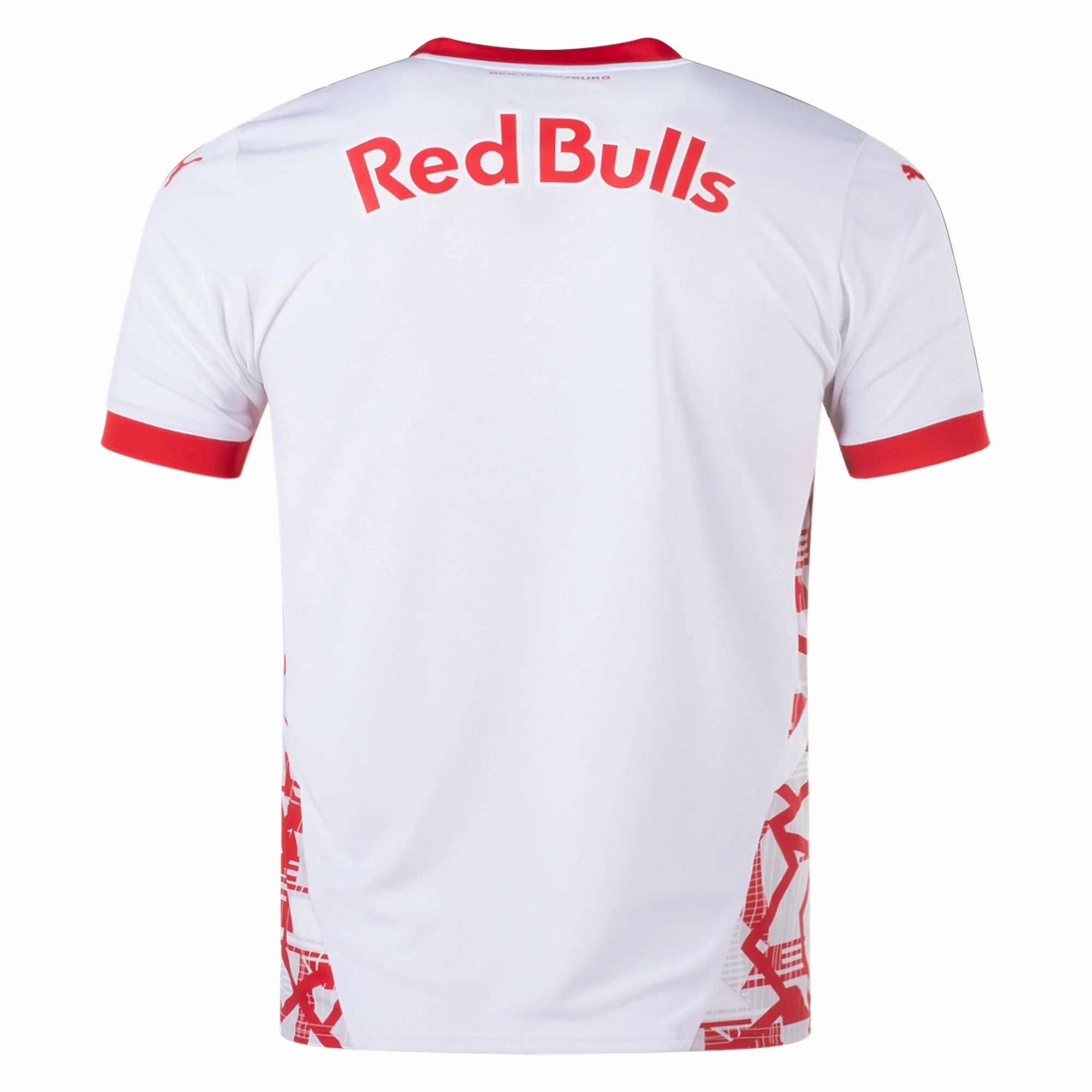 Puma RB Salzburg Home Jersey 23/24 (Puma White/Puma Red) Stretch Fabric Technology Multifunctional Performance Blend