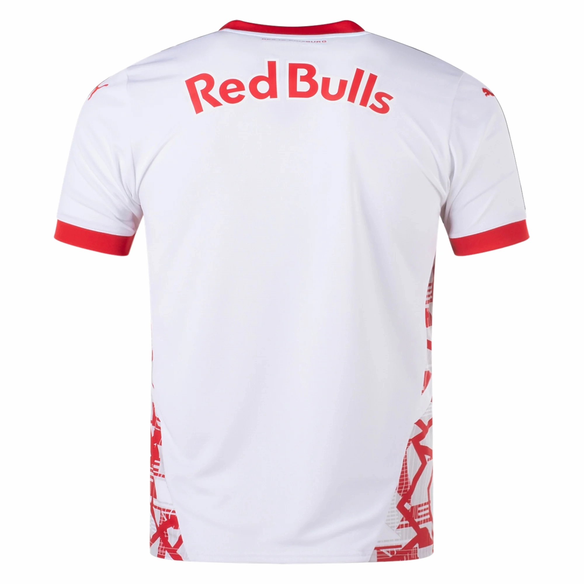 Quick Access Side Vents Seamless Stitching Design Puma RB Salzburg Home Jersey 23/24 (Puma White/Puma Red)