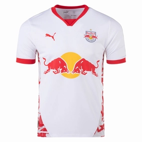Puma RB Salzburg Home Jersey 23/24 (Puma White/Puma Red) Style Performance Compact Storage Packability