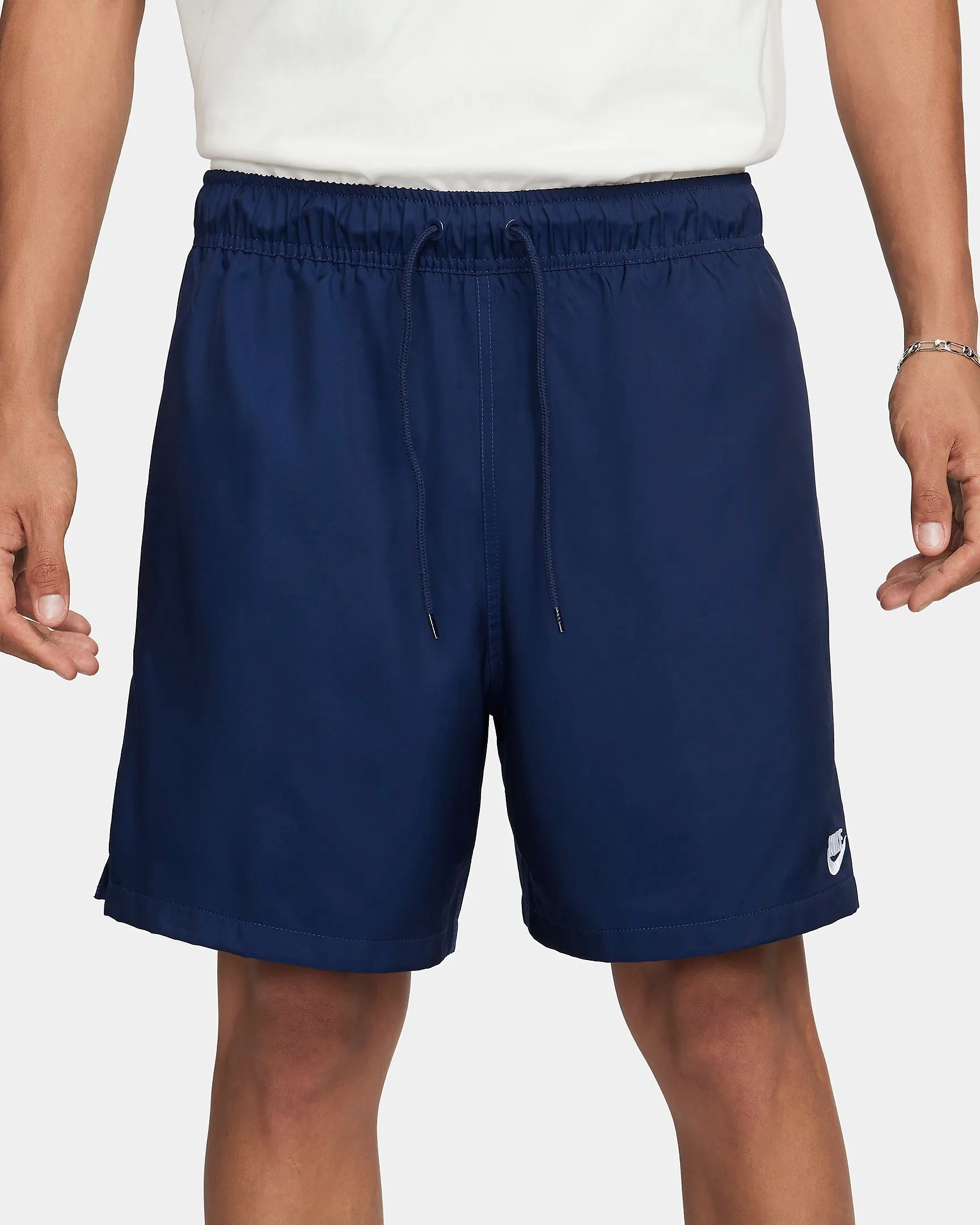 Club Woven Flow Shorts Microfiber Blend Fabric Seamless Waistband