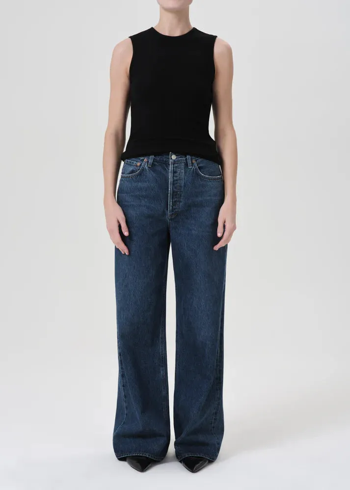 fresh start Timeless Look AGOLDE "Dame High Rise Wide Leg Jean (No Cuff)" W - Enamour