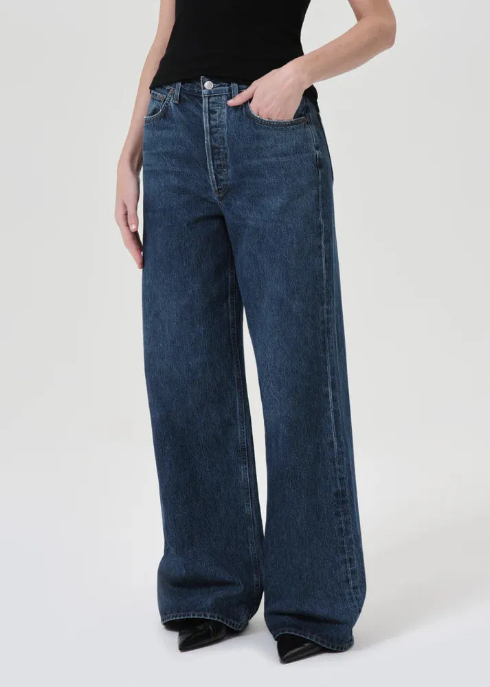 AntiStaticLining SustainableProduction AGOLDE "Dame High Rise Wide Leg Jean (No Cuff)" W - Enamour