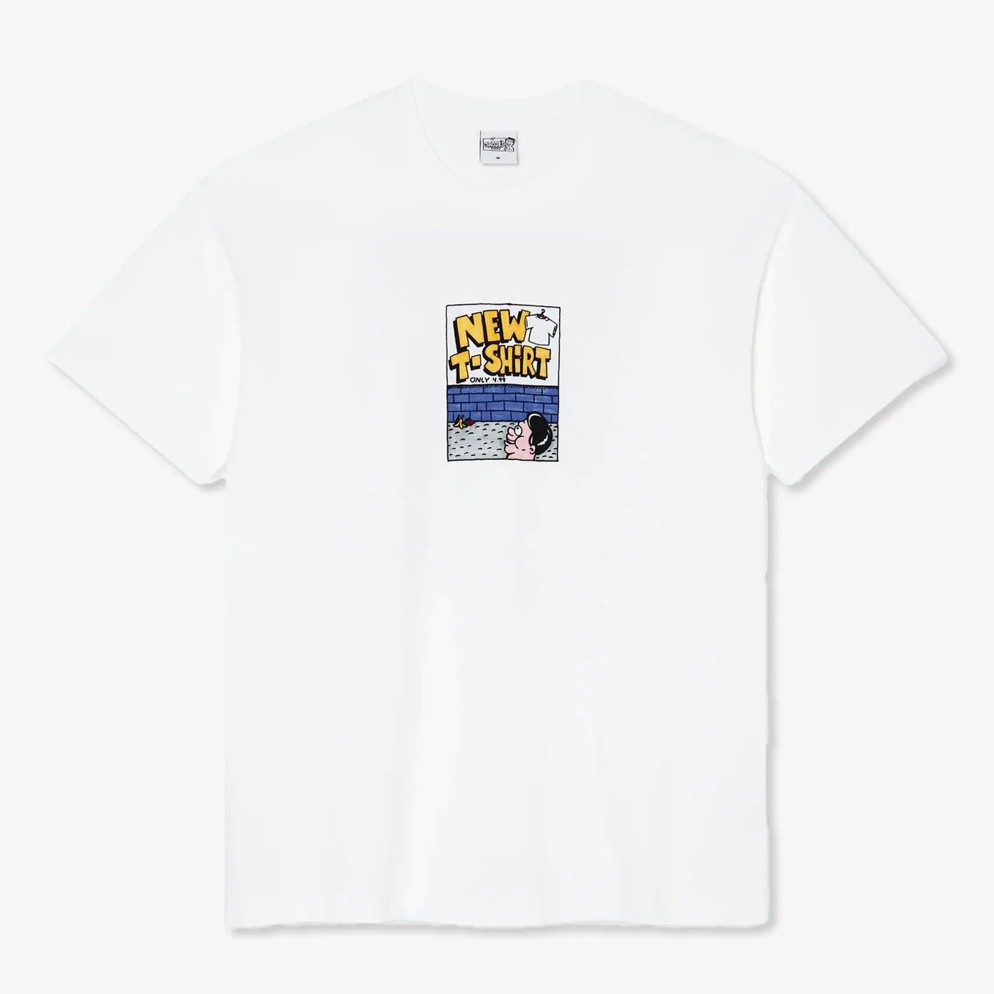 New T-Shirt Tee (White) City Fashion Fit for All Seasons