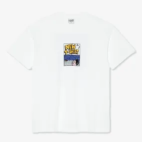 New T-Shirt Tee (White) City Fashion Fit for All Seasons