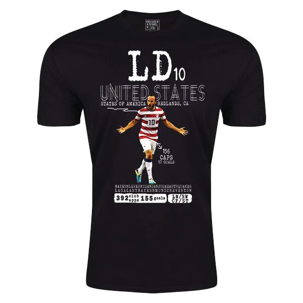 Boat Neck Cozy Style Landon Donovan LD10 Soccer T-Shirt