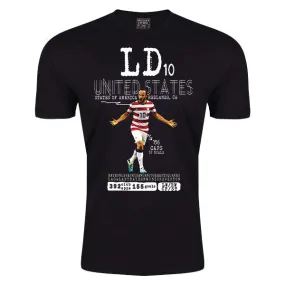 Layered Neckline Premium Cotton Blend Landon Donovan LD10 Soccer T-Shirt