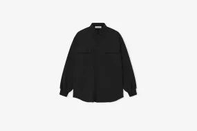 Permanent Crease TaglessCollar Fear of God Essentials "Oxford Shirt" M - Jet Black