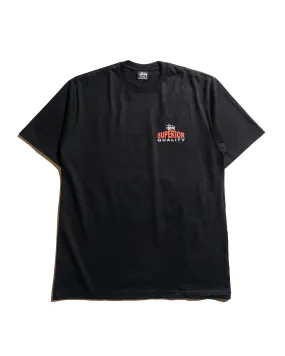 SlimFitDesign St??ssy Superior Quality Tee Black