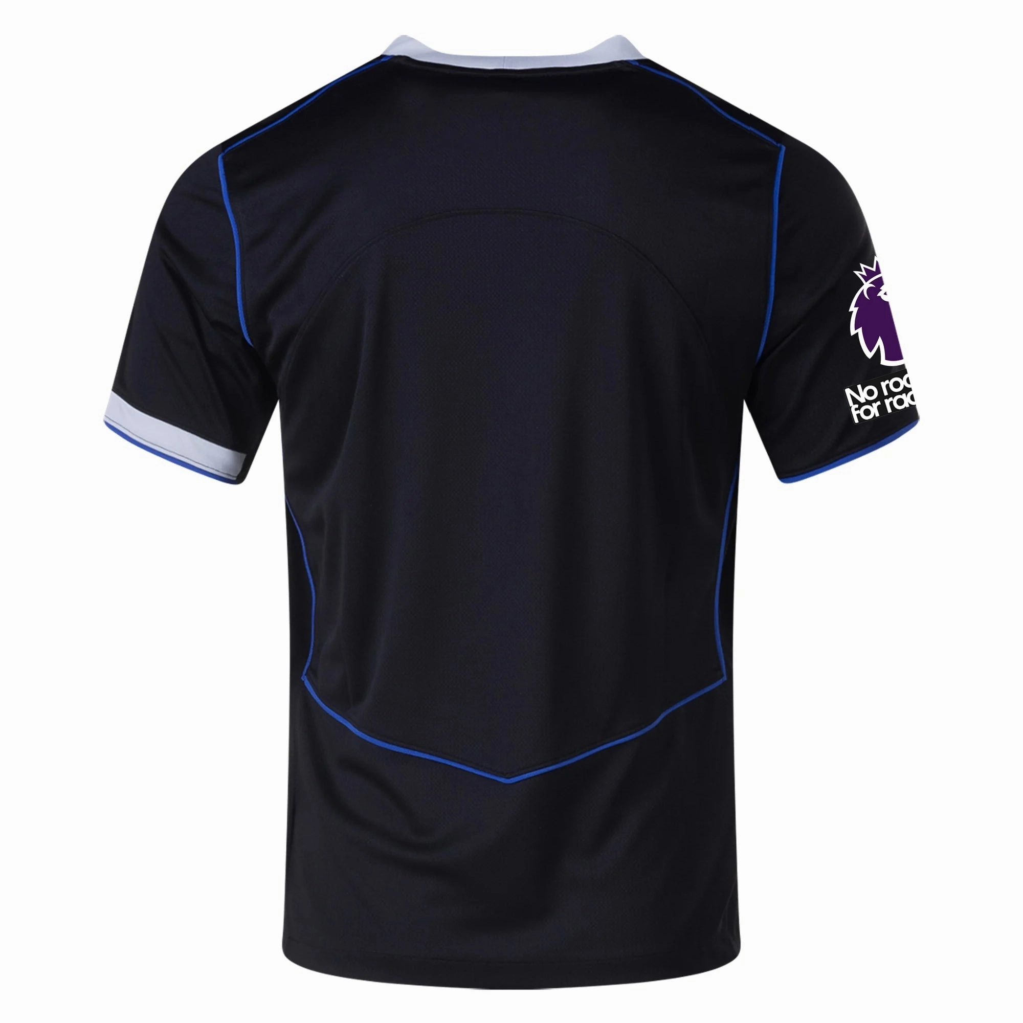 Nike Chelsea T90 Third Jersey w/ EPL   NRFR   Club World Cup Champions Patch 25/26 (Black/Silver) Full Zip Option Stylish Comfort