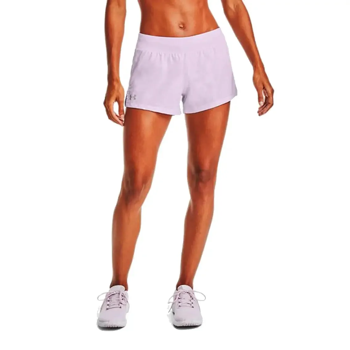 Trendy Design Womens Under Armour Launch 3 Inch Short - Purple