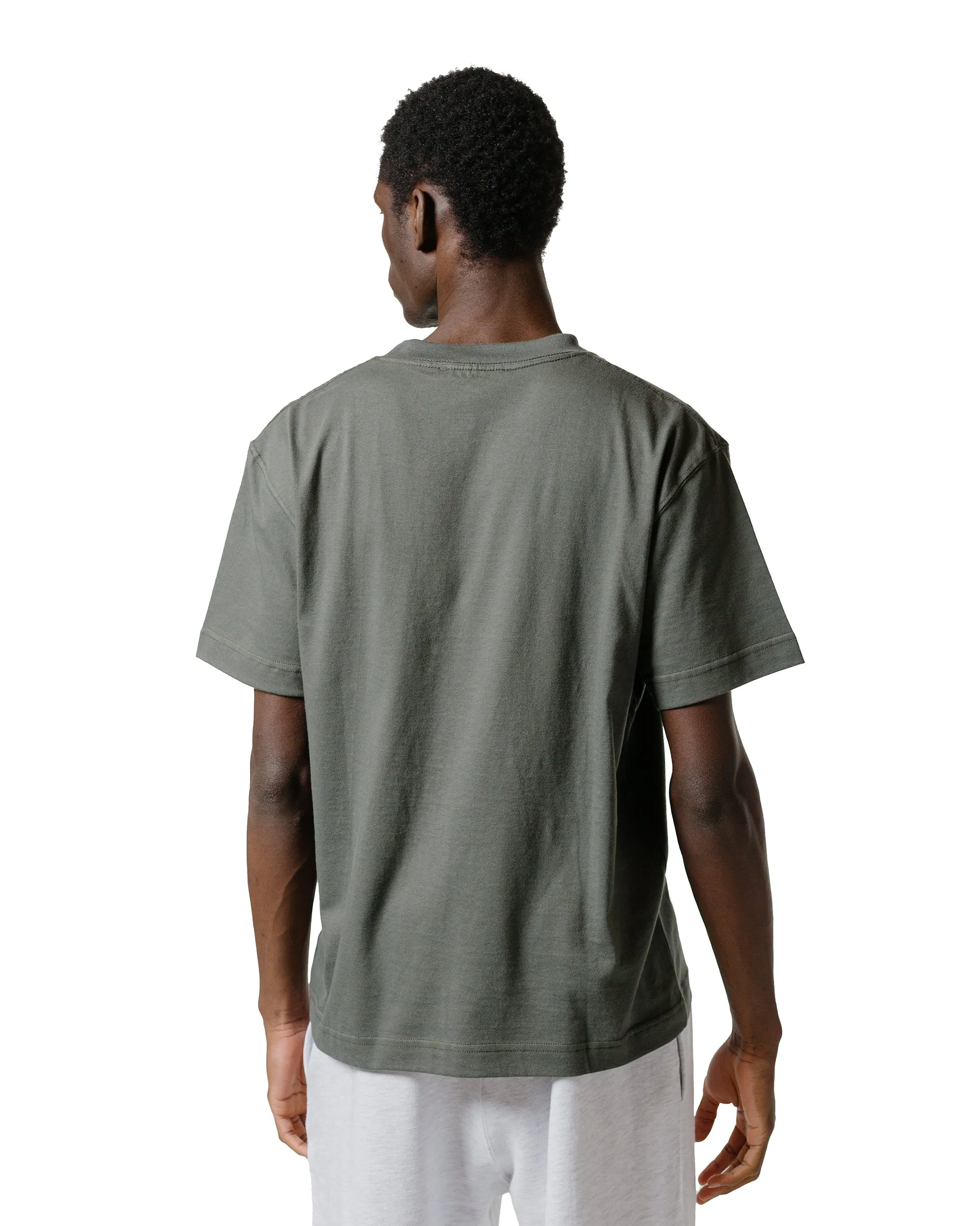 Body of Work Reed T-Shirt Lichen Green Airflow Ventilation DropShoulderDesign