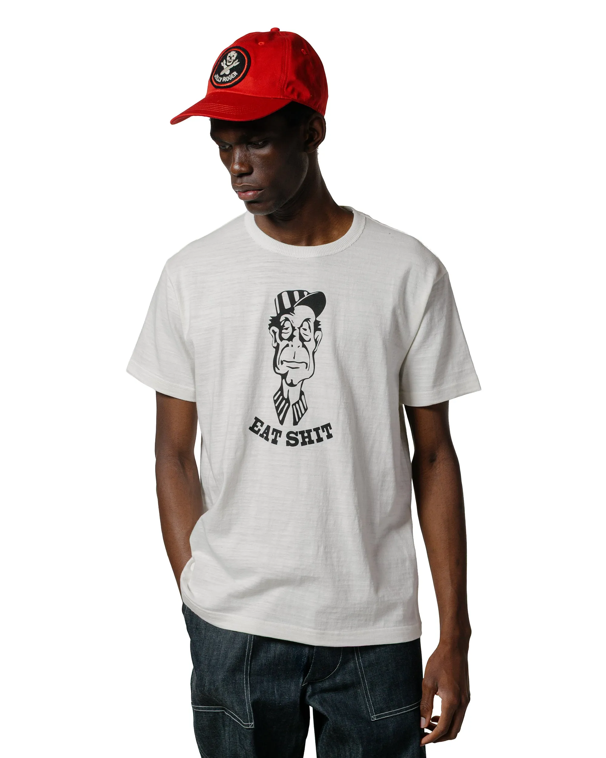The Real McCoy's MC25022 Athletic T-Shirt / Eat Shit Milk OdorResistantTechnology Temperature Regulating