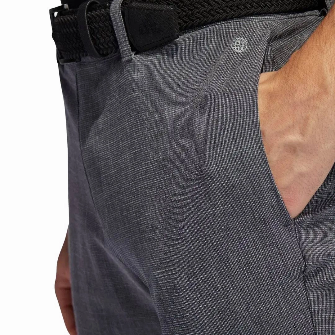 Soft Brushed Interior adidas - Men's Crosshatch Golf Pants (HA6214)