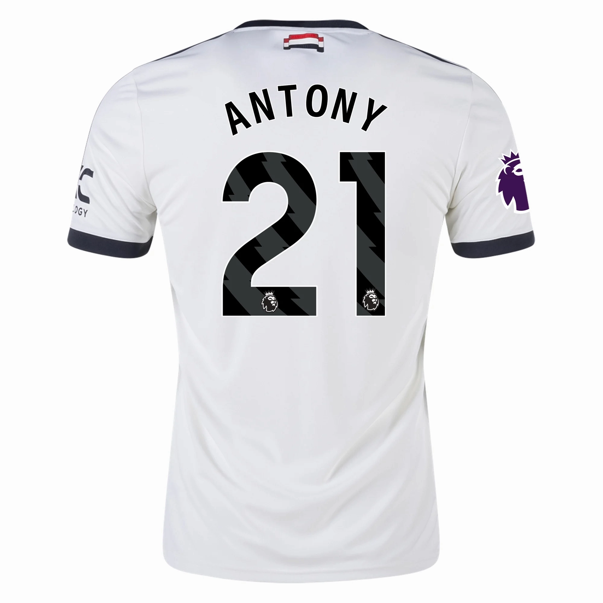 Friction Free adidas Manchester United Antony Third Jersey w/ EPL Patch 24/25 (Off White)