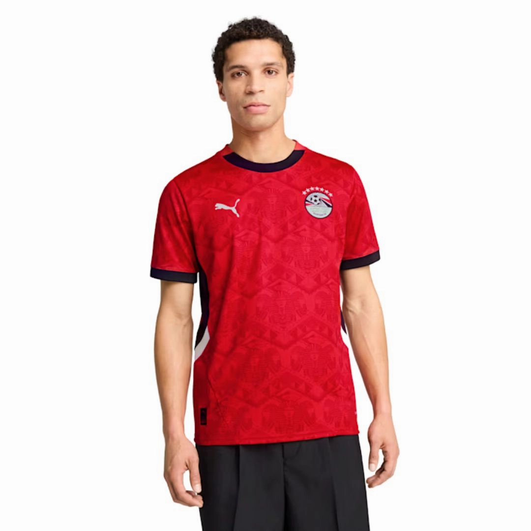 Egypt 2025 Home Jersey Fuzz Free Surface Functional Look