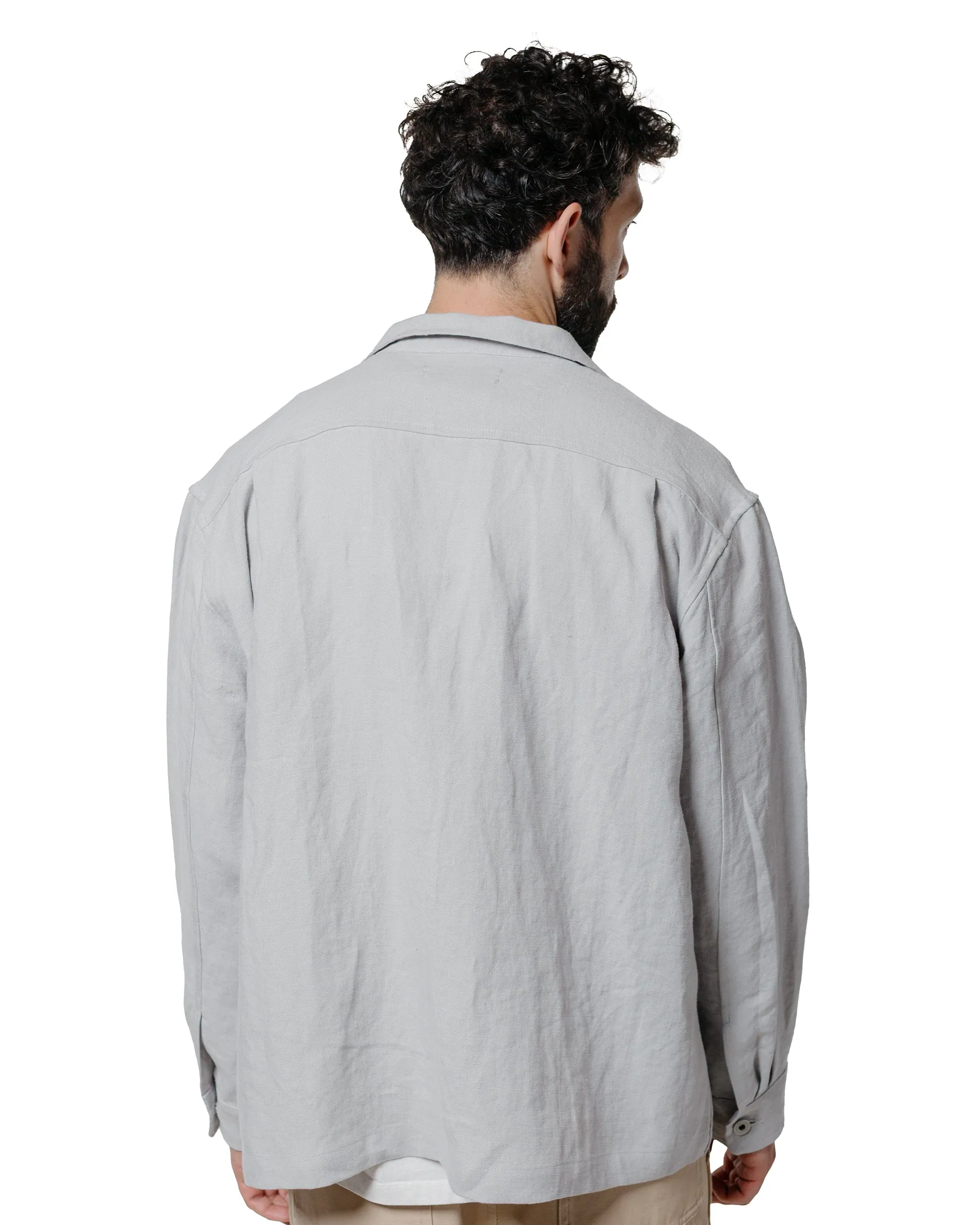 Fitted Design Tall Option James Coward Travail Shirt Corsica Sky Welterweight Linen