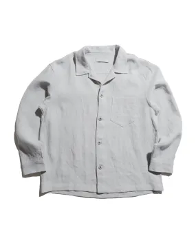Weekend Style James Coward Travail Shirt Corsica Sky Welterweight Linen