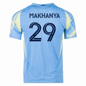 Speed Focus adidas Philadelphia Union Olwethu Makhanya Authentic Away Jersey 25/26 (Blue/Yellow)