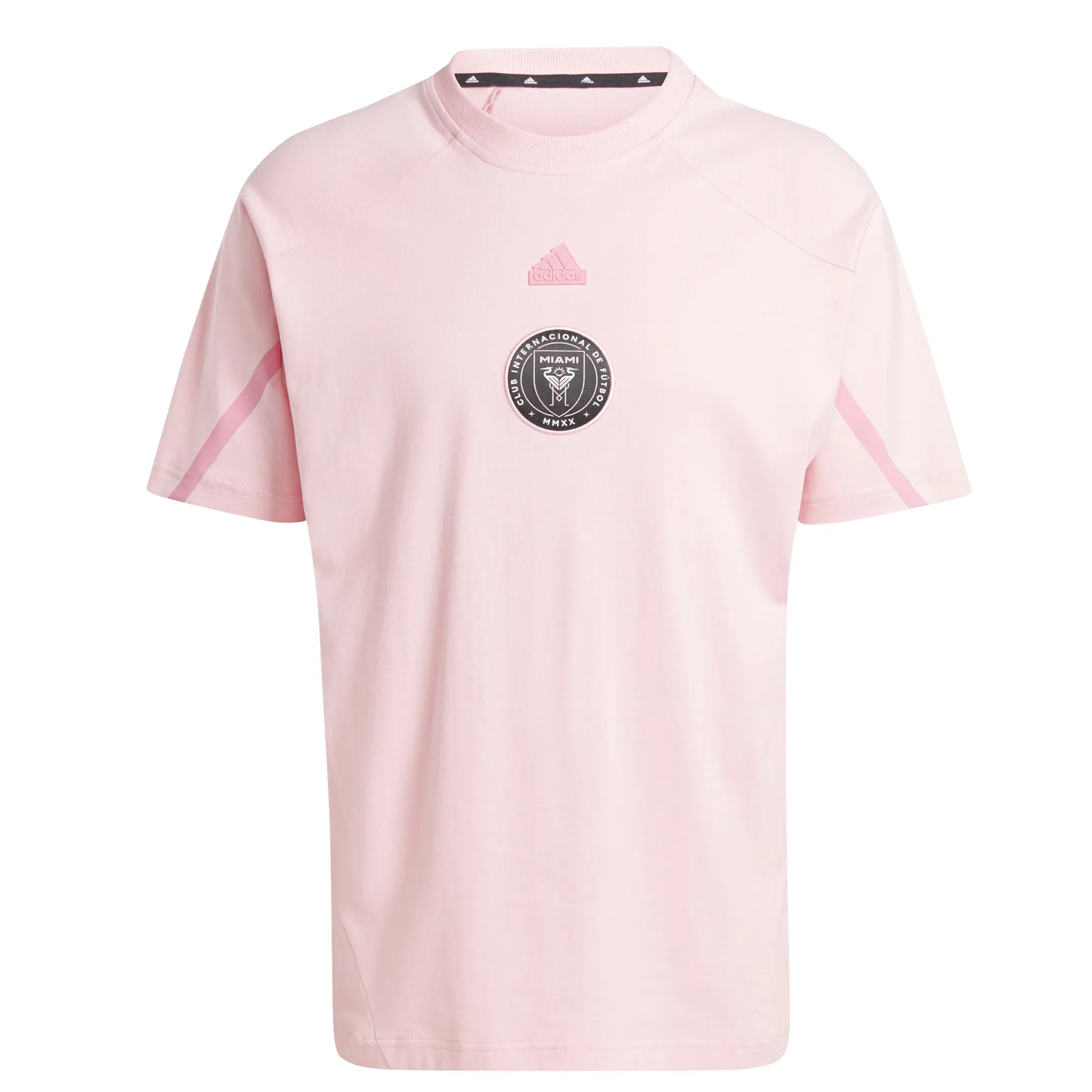 adidas Inter Miami D4GMD T-Shirt 24/25 (Light Pink) Stretch Jersey Knit Multi Panel Design
