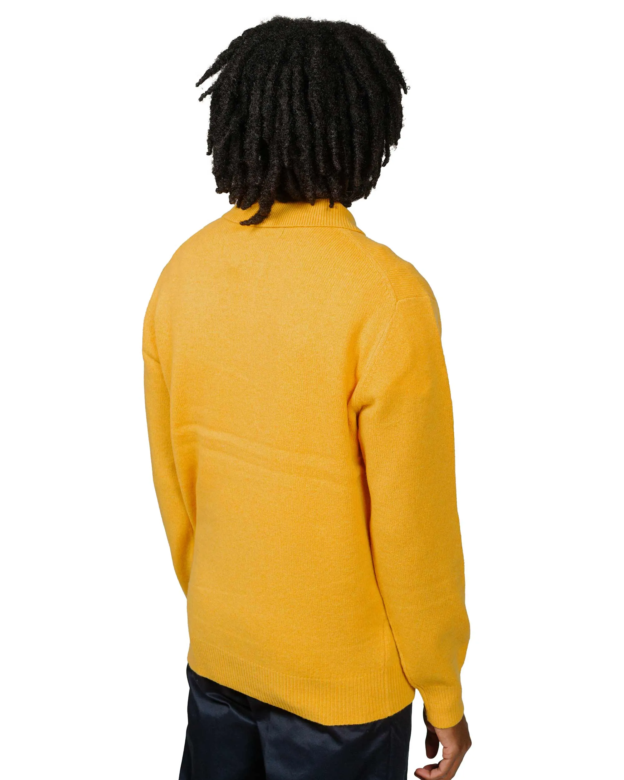 Chilly Weather Style Beams Plus Knit Polo 9G Gold