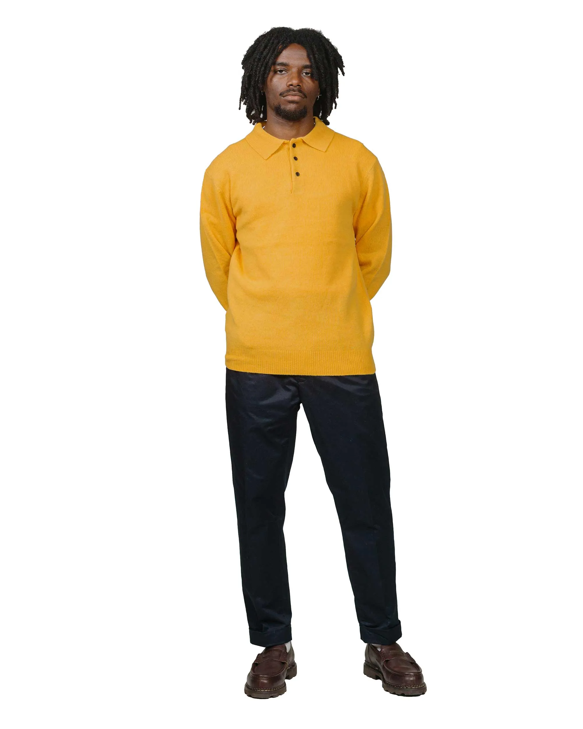 Daily Minimal Beams Plus Knit Polo 9G Gold