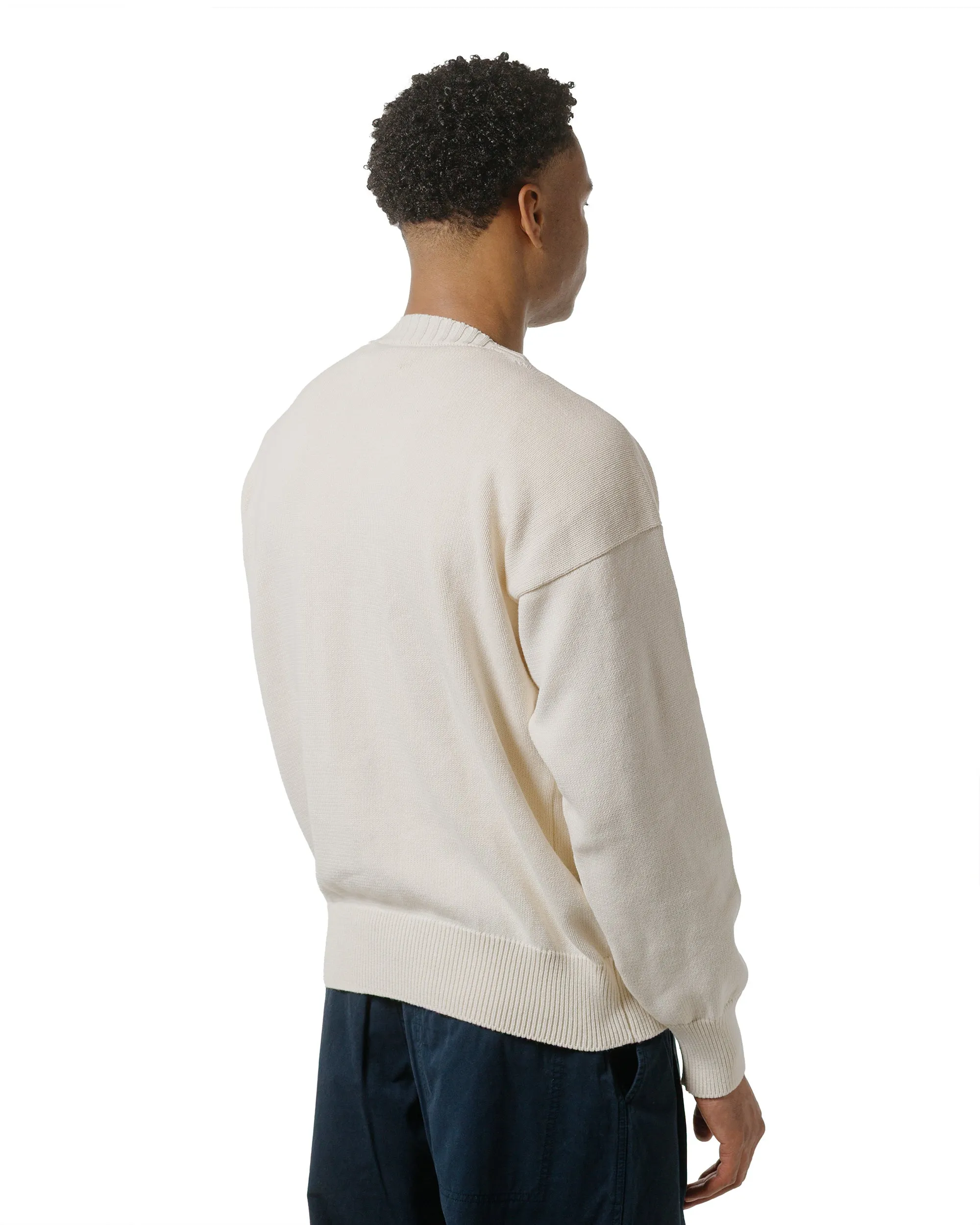 All Season Wear MHL Cross Over Crew Dry Cotton Ecru