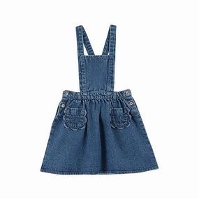 Villa Mood Relaxed-fit maxi dress Emile et Ida Apron Dress, Denim