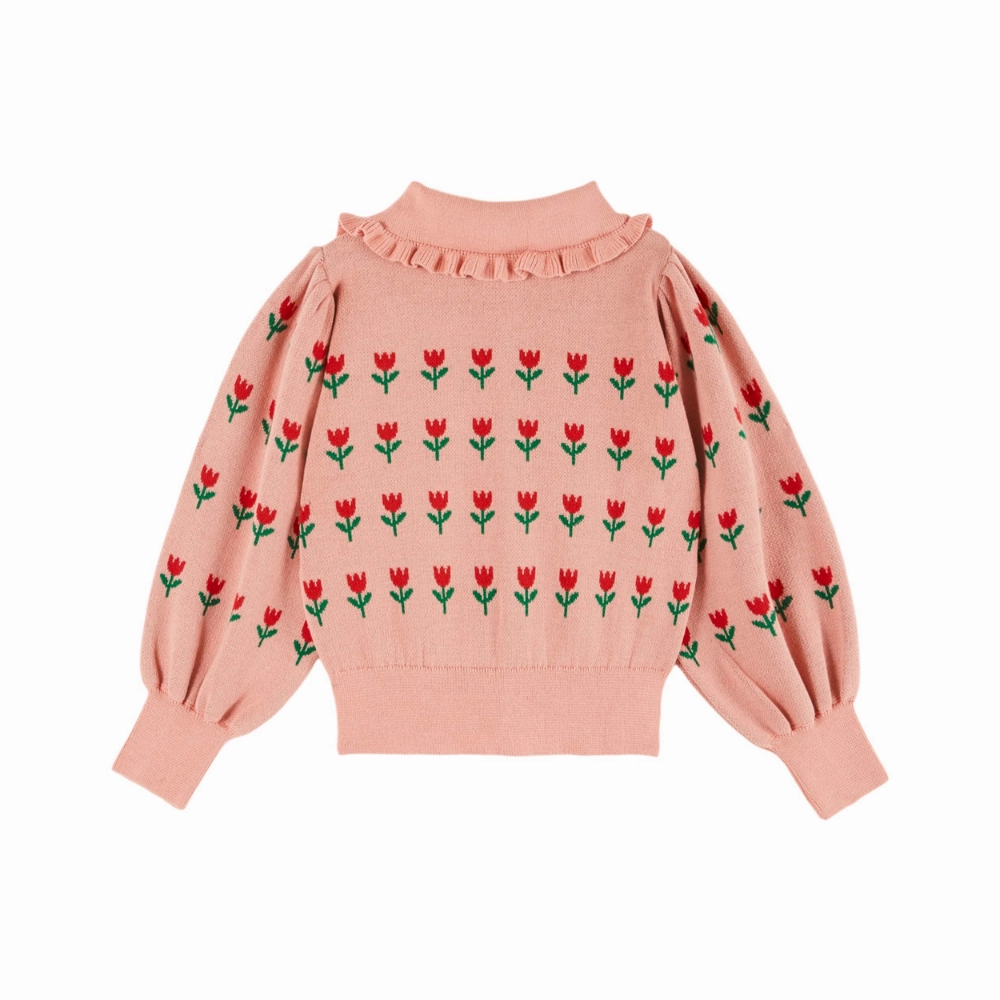 Emile et Ida Flower Cardigan, Blossom Seamless Technology Flexible Knit