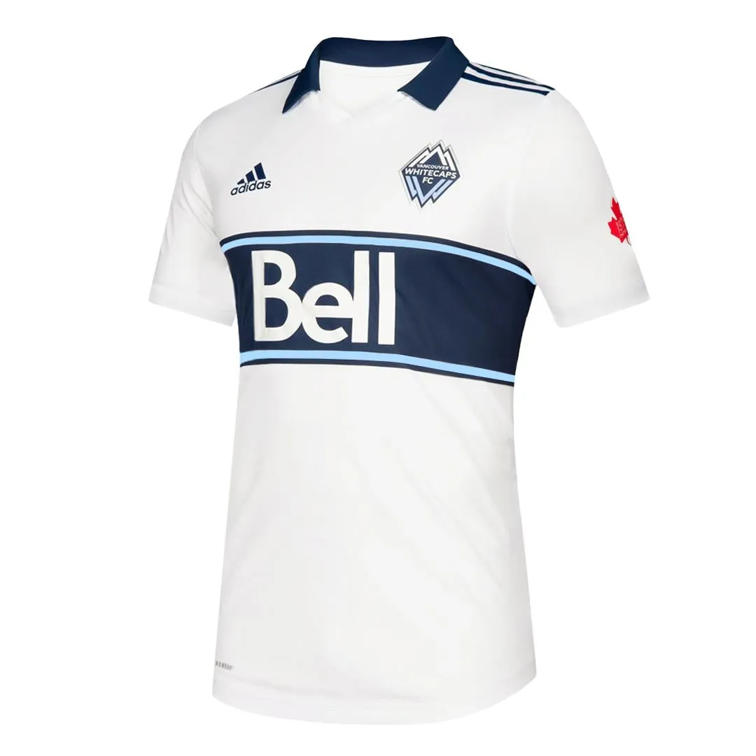 adidas - Women's Vancouver Whitecaps FC Jersey (GI6475) Flex Performance Eco Friendly Dye Process