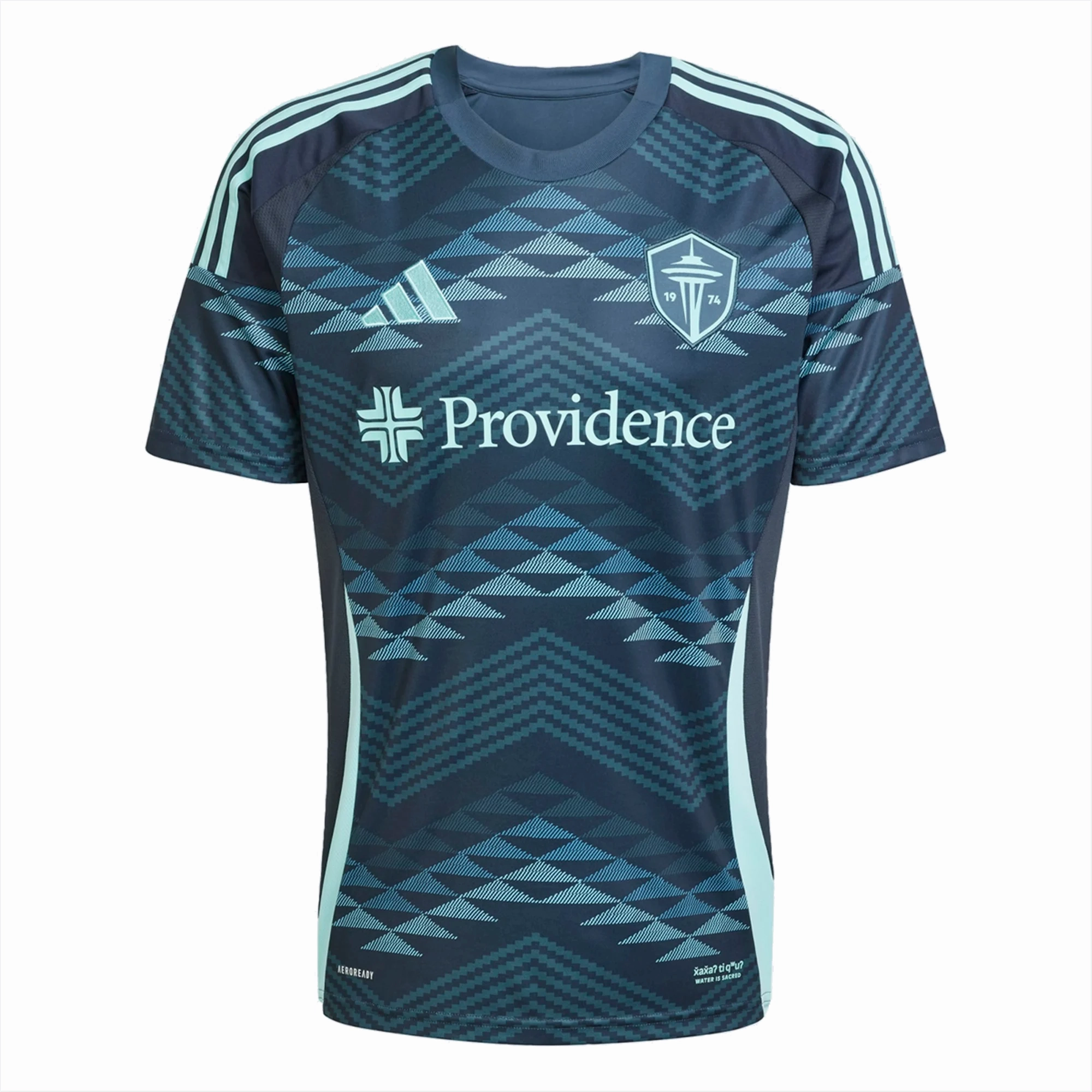 Adidas Seattle Sounders Away Jersey 25/26 (Aura Ink) Stretch Zones