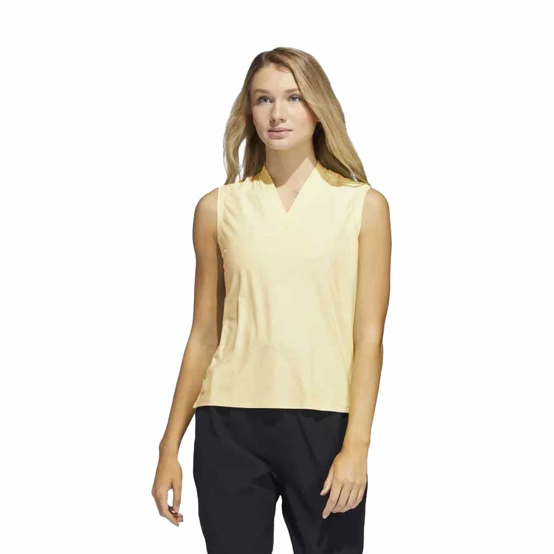 adidas - Women's Go-To Sleeveless Polo (HI1733) Street Fit Performance Apparel