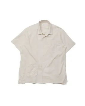 Engineered Garments Camp Shirt Beige Cotton Handkerchief Country Charm