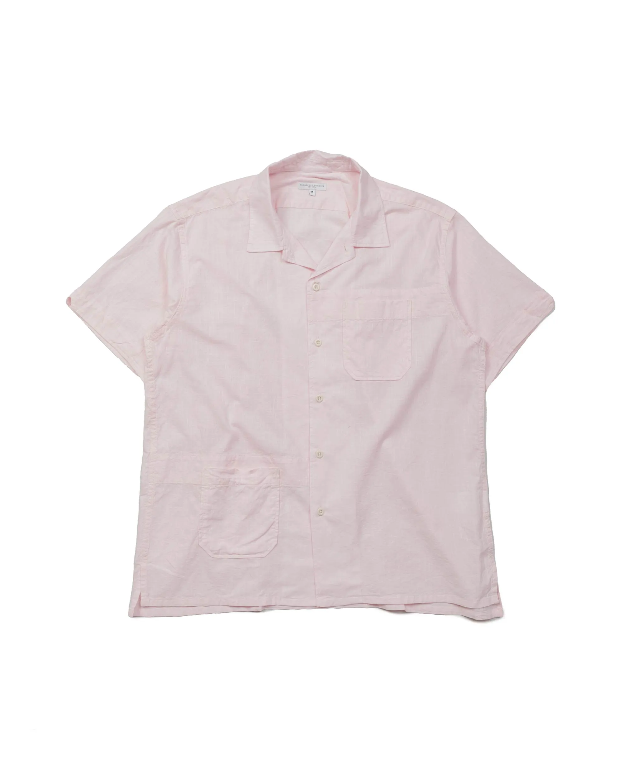 Engineered Garments Camp Shirt Pink Cotton Handkerchief Standalone Option Ethical production