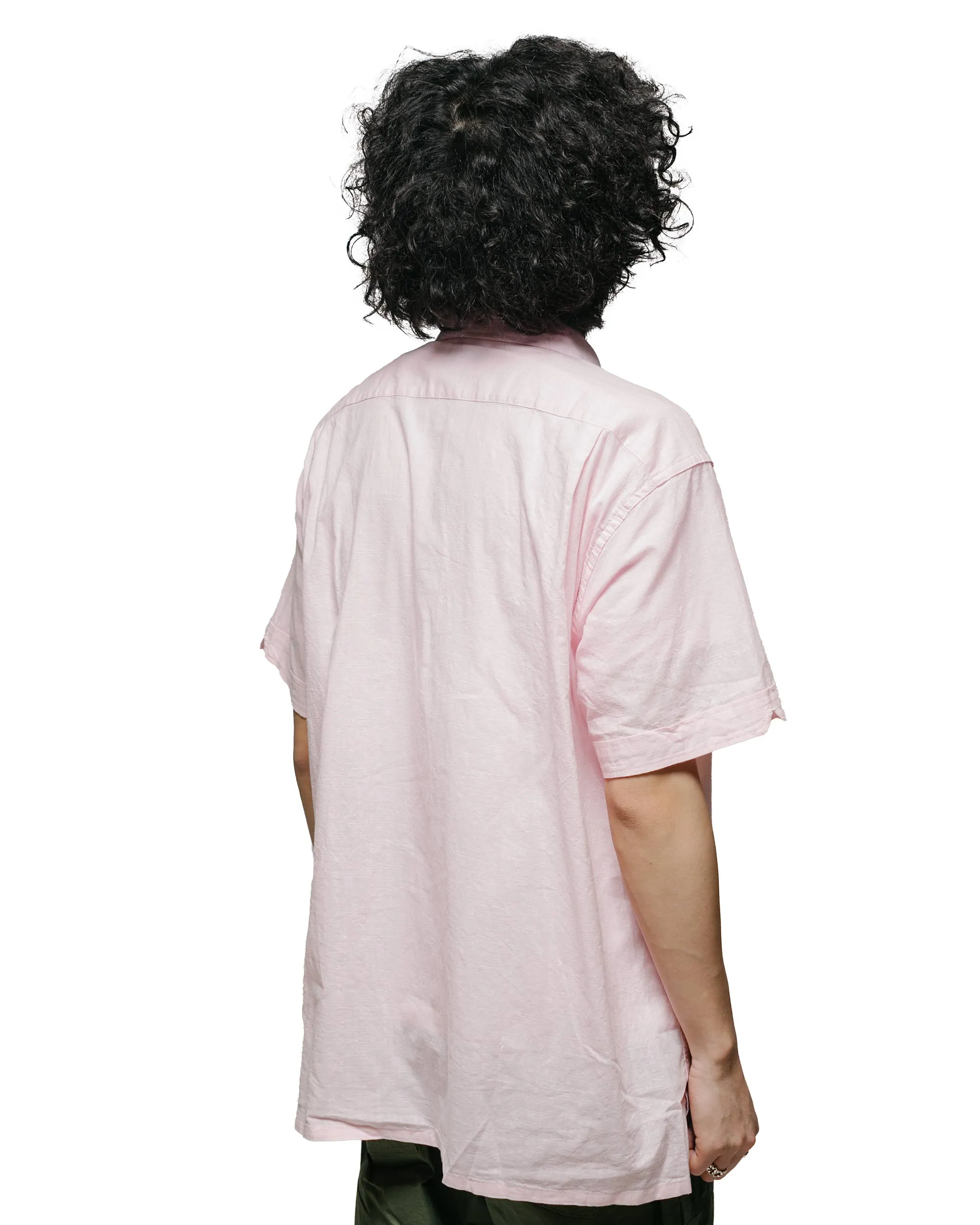 Urban Wear Airflow Ventilation System Engineered Garments Camp Shirt Pink Cotton Handkerchief