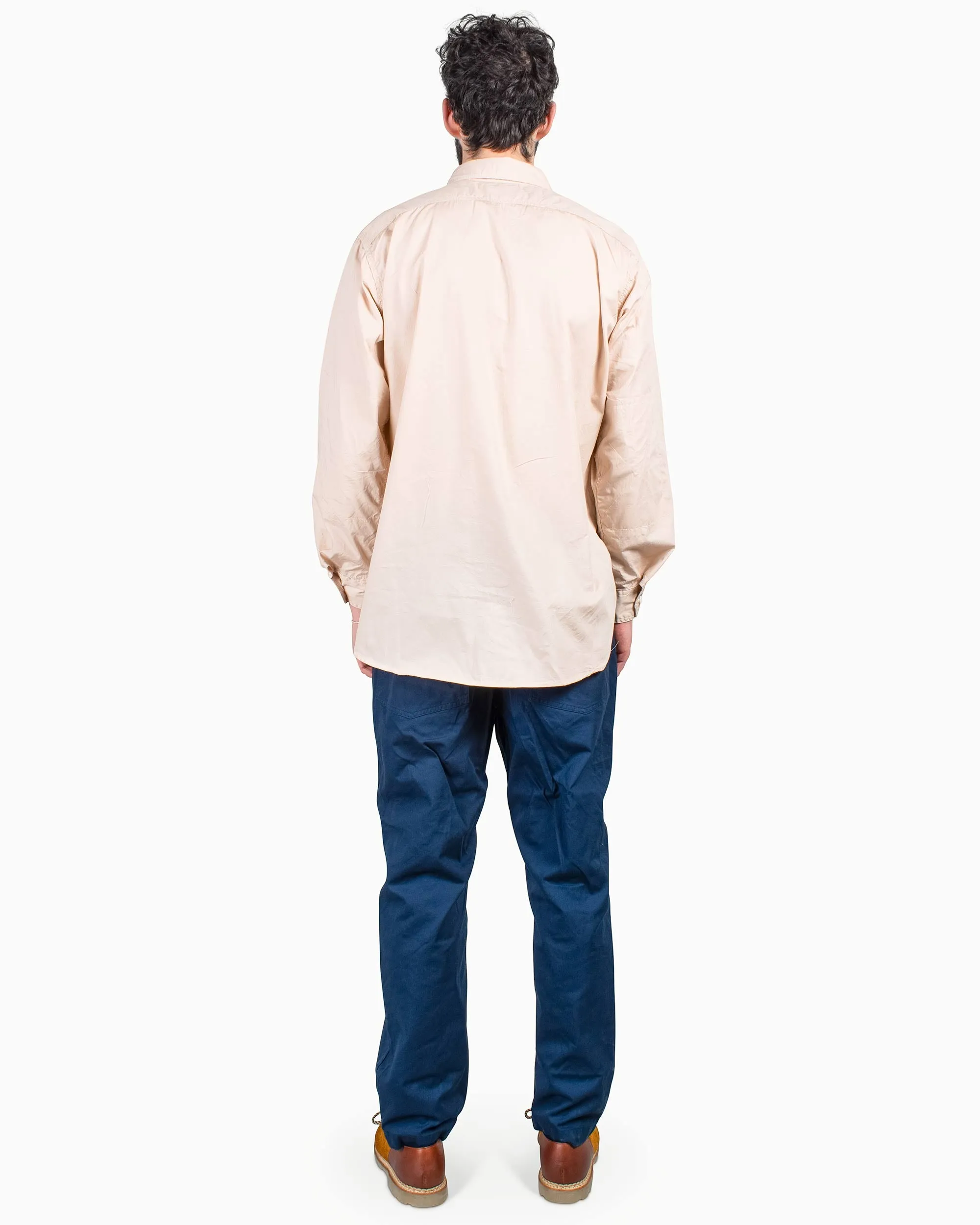 Vintage Wash Abstract print Engineered Garments Work Shirt Pink Superfine Poplin