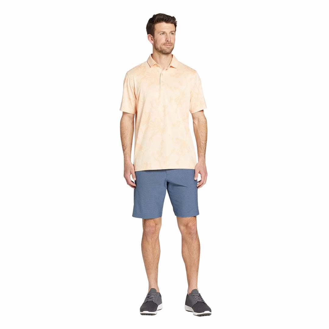 Walter Hagen - Men's Plain Micro Lines Shorts (MGA14175 410) Training Wear Strategic Perforation Design