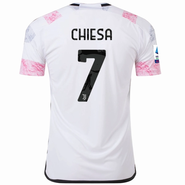 Smart Motion adidas Juventus Federico Chiesa Away Jersey w/ Serie A 23/24 (White)