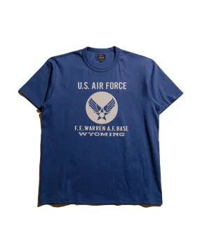 crew neck Drop Shoulder Cut The Real McCoy's MC25007 Military Tee / F.E. Warren Base MQ Navy