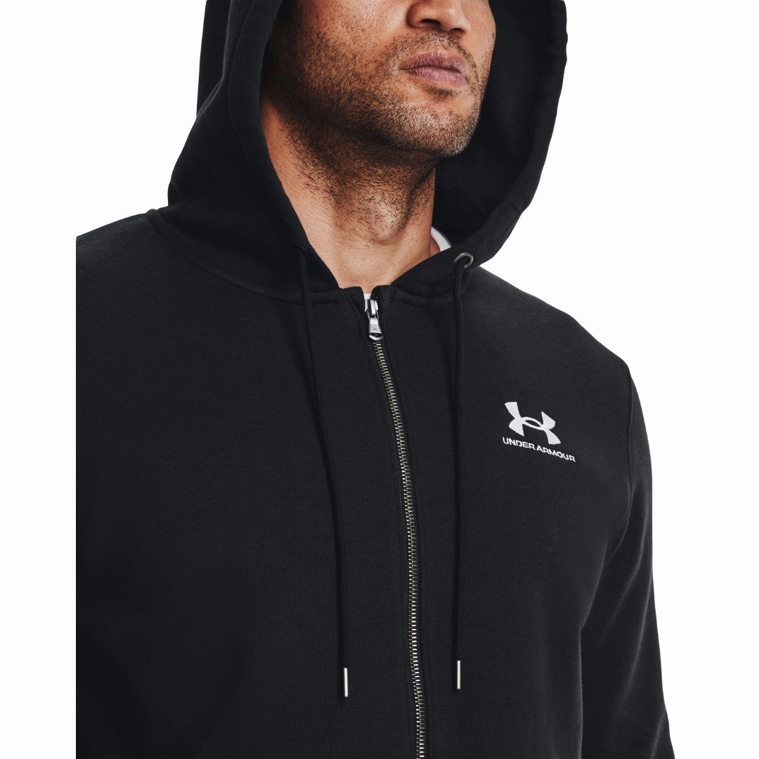Monochrome Look Cozy Style Essential Fleece Full Zip Sweatshirt