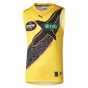 Sweat Control Men's AFL Richmond Tigers Football Club 2025 Dreamtime Replica Jersey