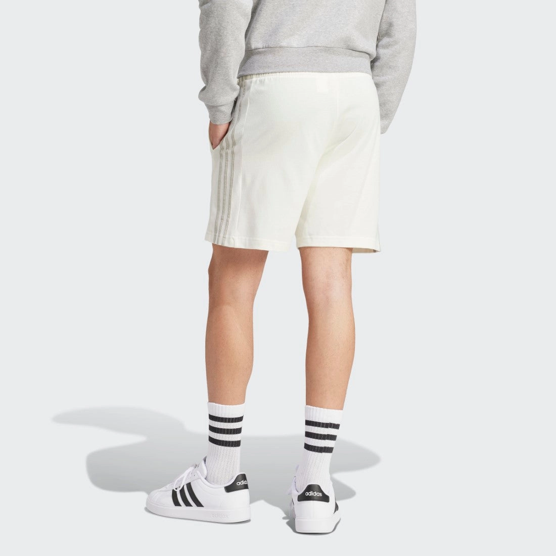 raincoat LaserCutEdging Essentials 3-Stripes Shorts