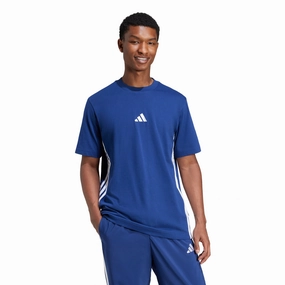 Essentials 3-Stripes Single Jersey T-shirt Easy Fit Short Sleeve