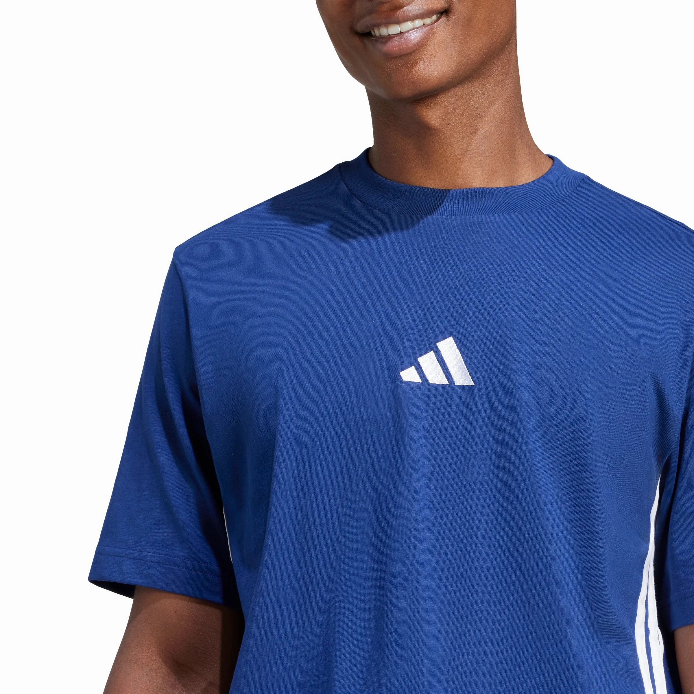 Slim Fit Cut Formal Elegance Essentials 3-Stripes Single Jersey T-shirt