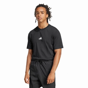 Essentials Small Logo Single Jersey T-Shirt DropShoulderDesign ZeroDistressFinish