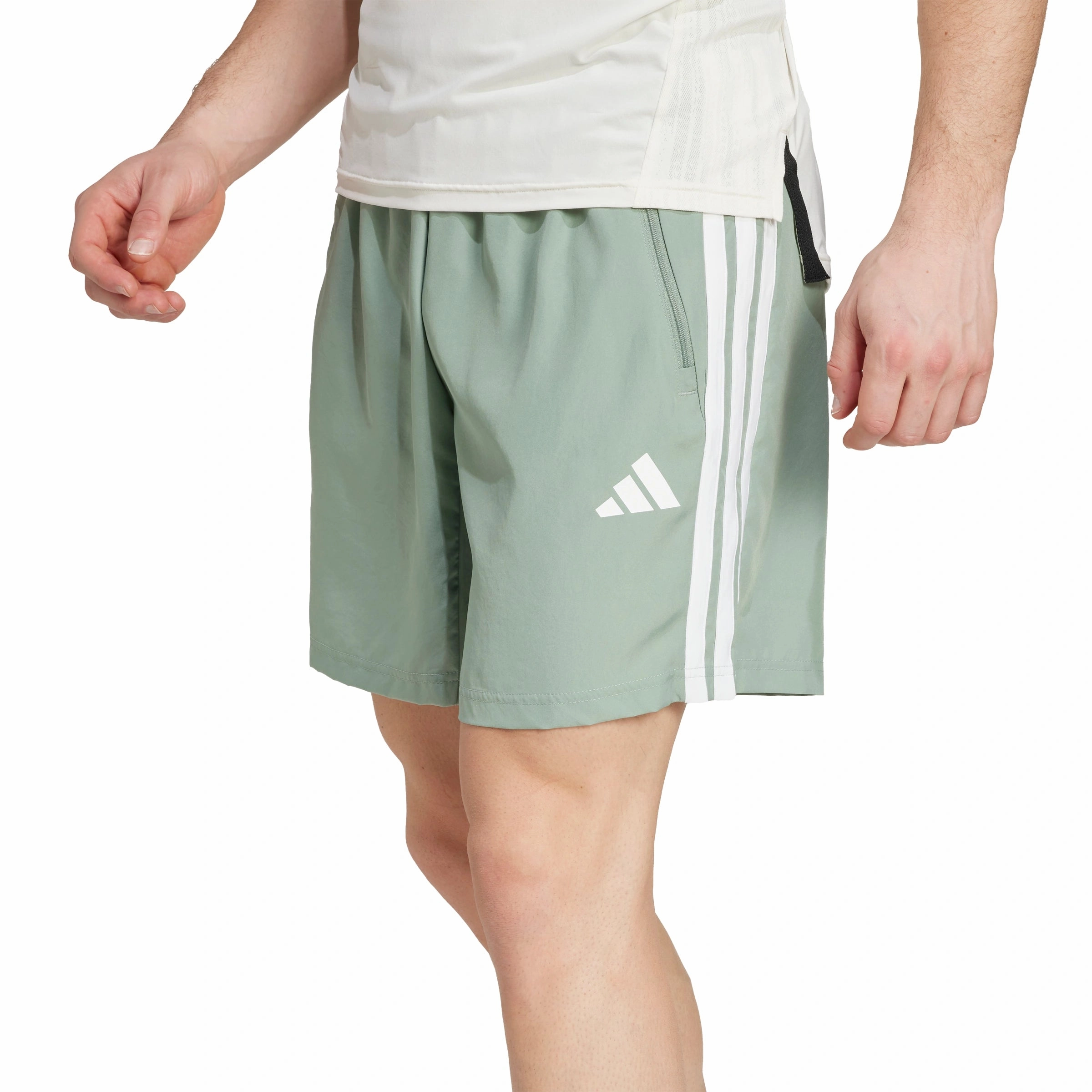 yoga clothing Essentials Training 3-Stripes Woven Shorts