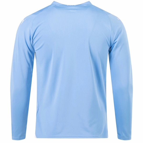 UV Protective Material Puma Manchester City Home Long Sleeve Jersey 23/24 (Team Light Blue/Puma White)