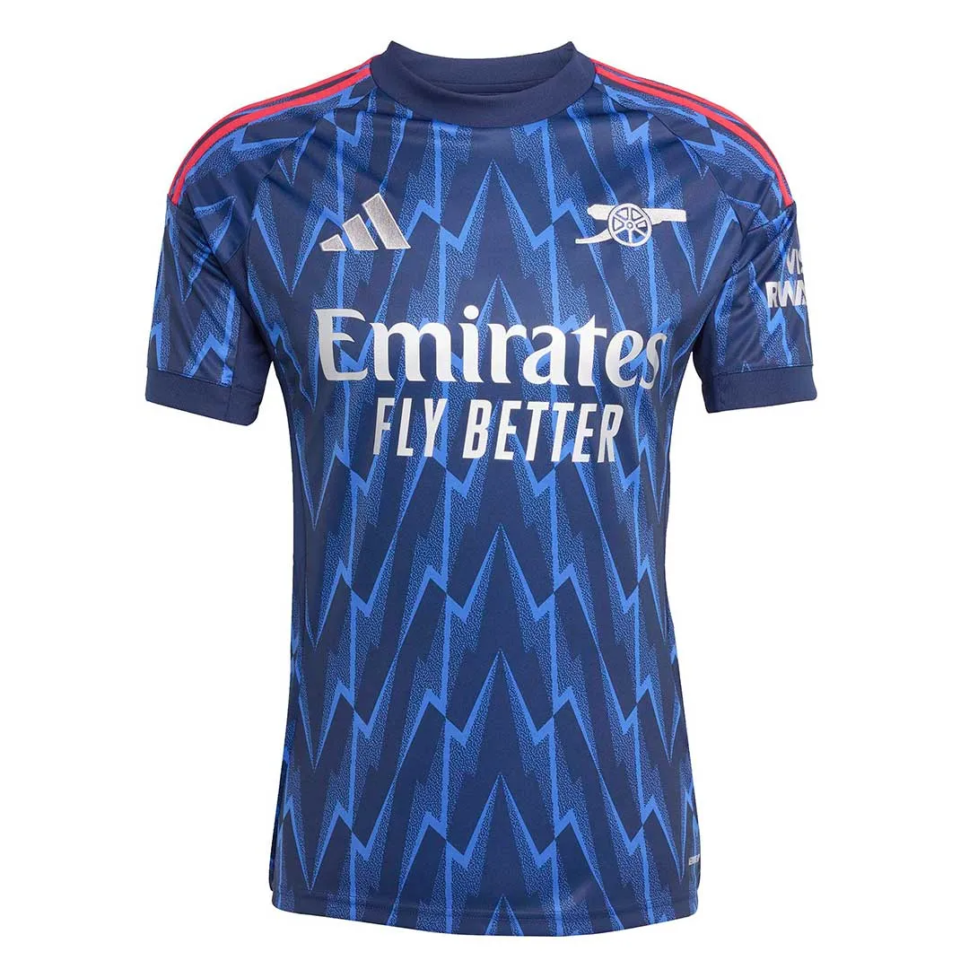 adidas - Men's Arsenal 25/26 Away Jersey (JI9511) Hydrophobic Edge Taping