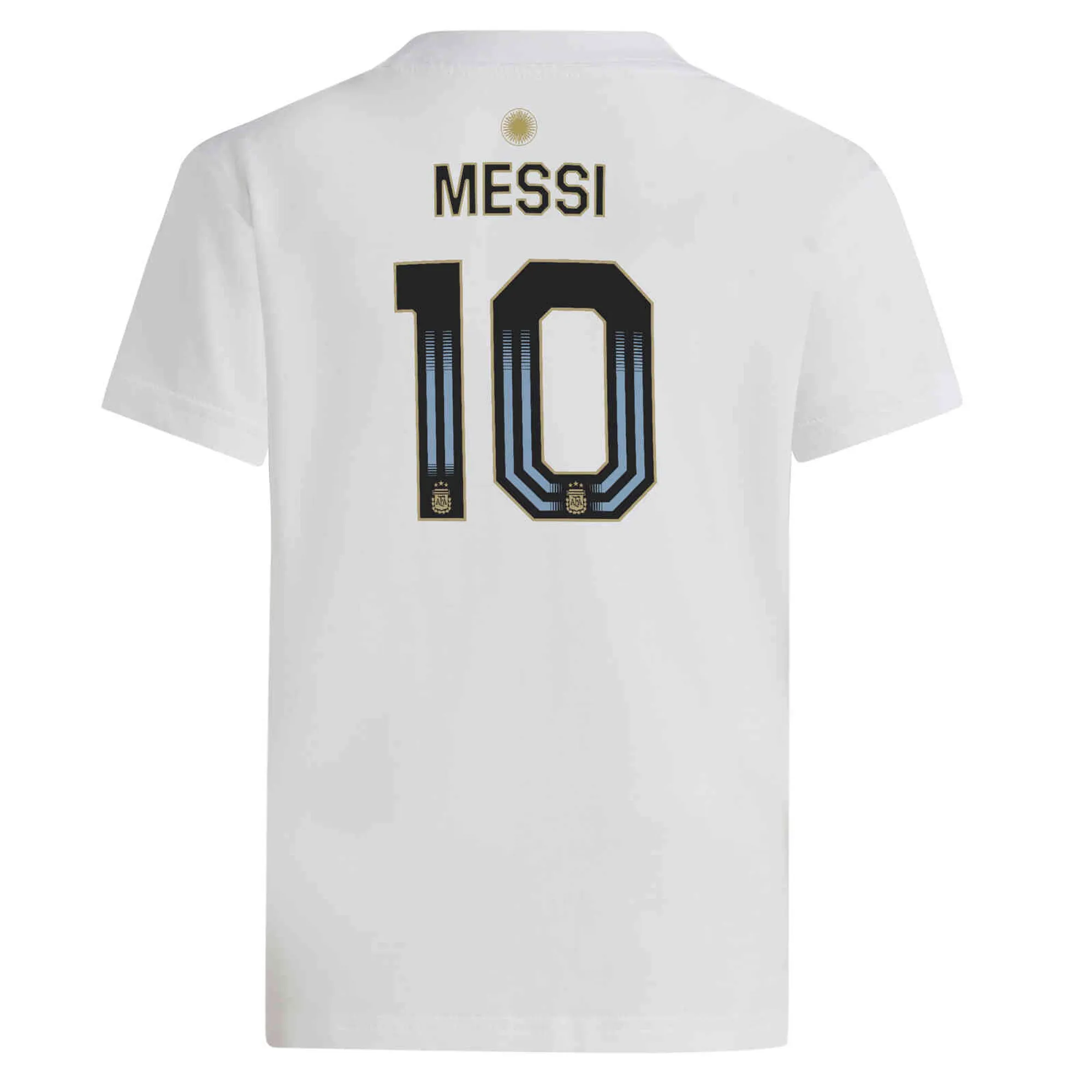 Travel Style Cool Vibes adidas Youth Argentina Lionel Messi T-Shirt 24/25 (White)
