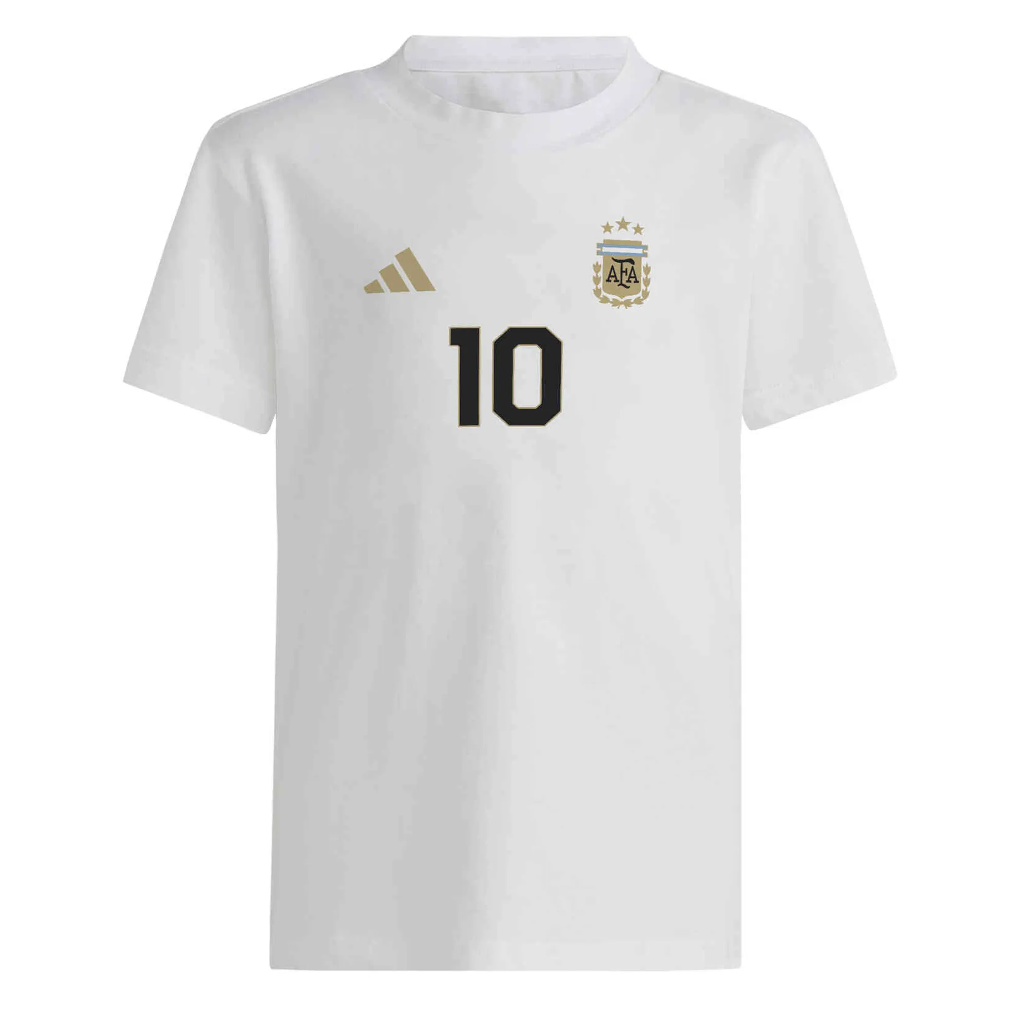 Recycled Material Blend adidas Youth Argentina Lionel Messi T-Shirt 24/25 (White)